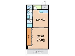 ｍｏｃｏ－06の物件間取画像